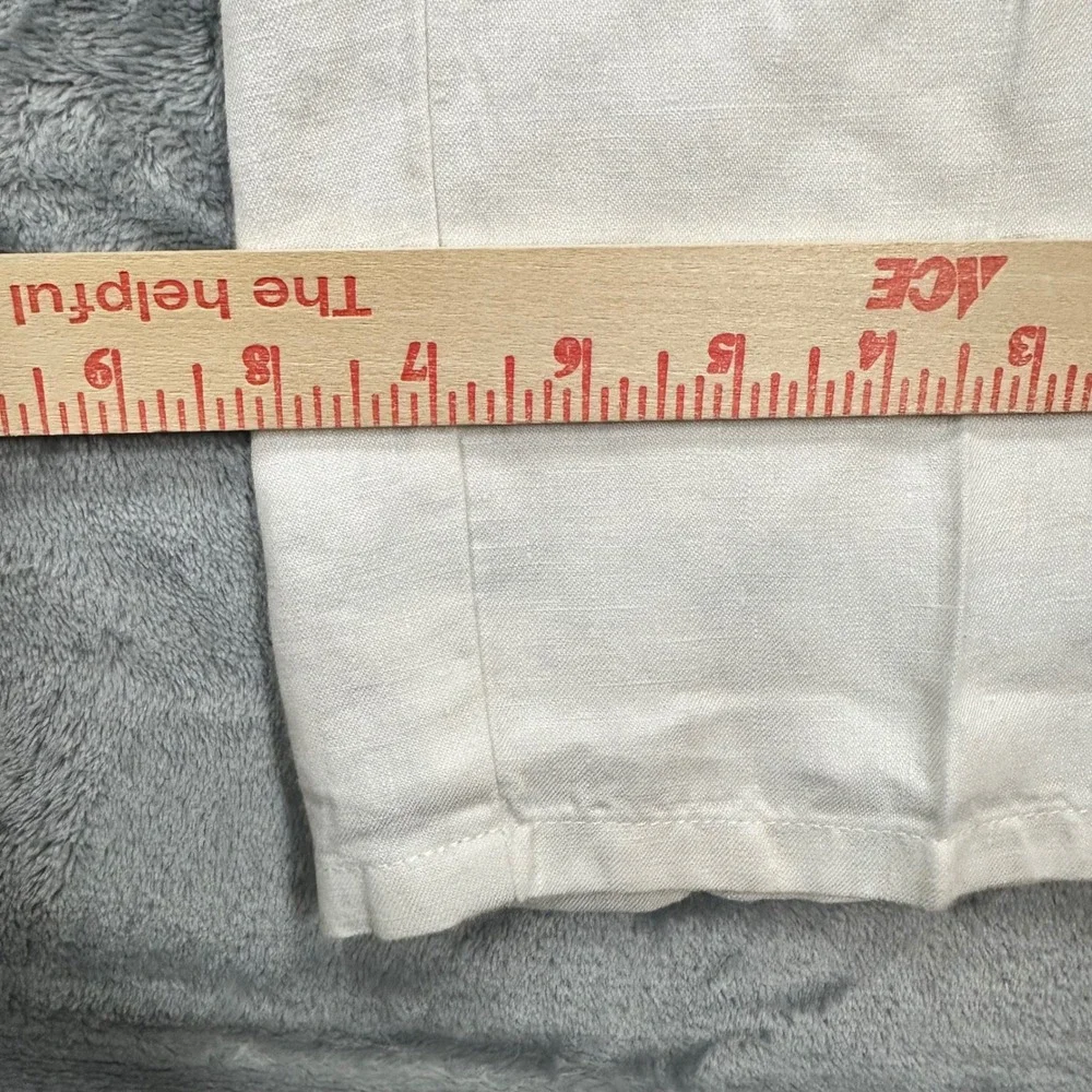 Orlebar Brown Cornell Off White Linen Trousers Mens 38 Portugal Drawstring Pants